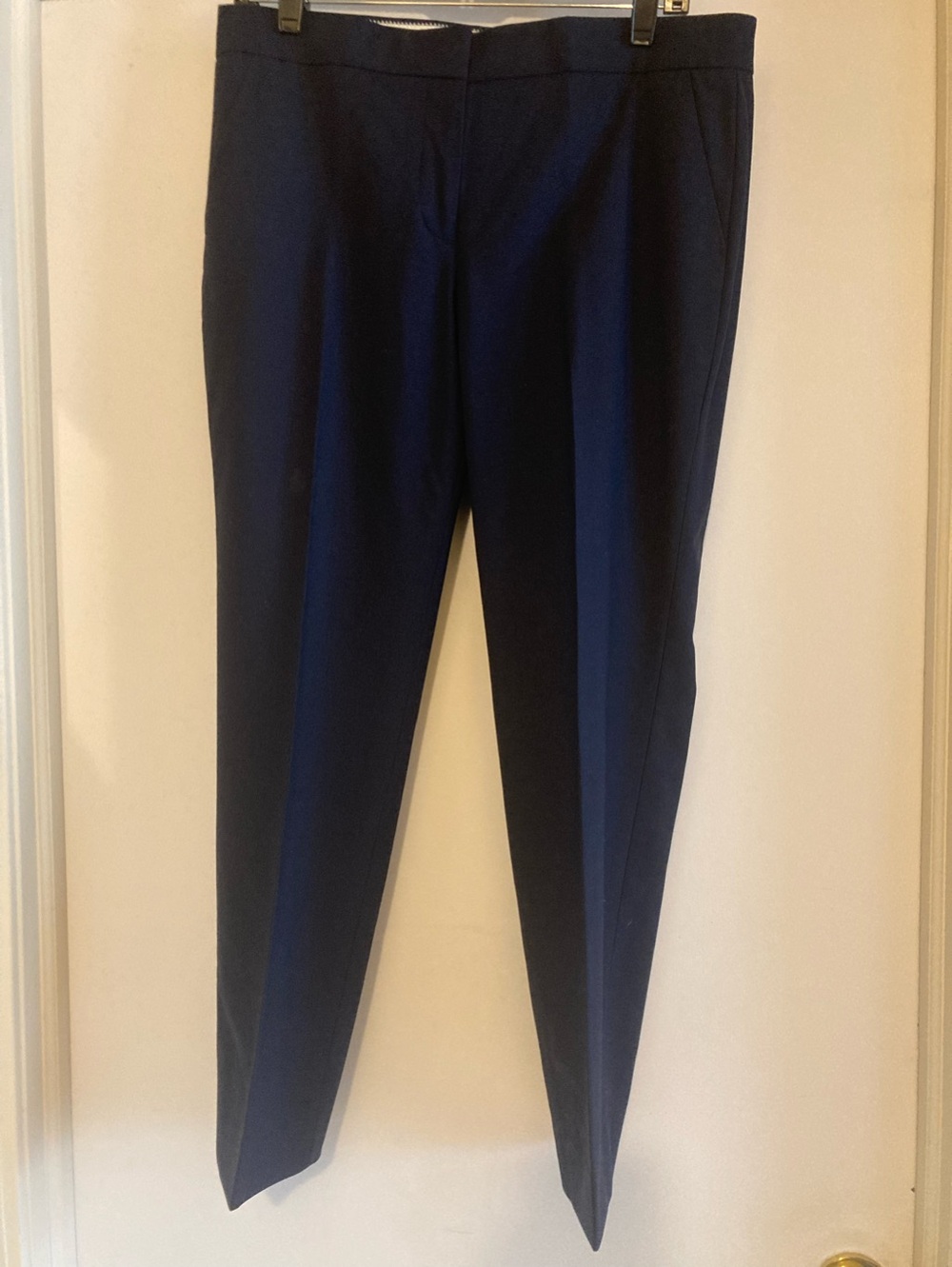 J Crew Bi-stretch Paley Pant in Navy.